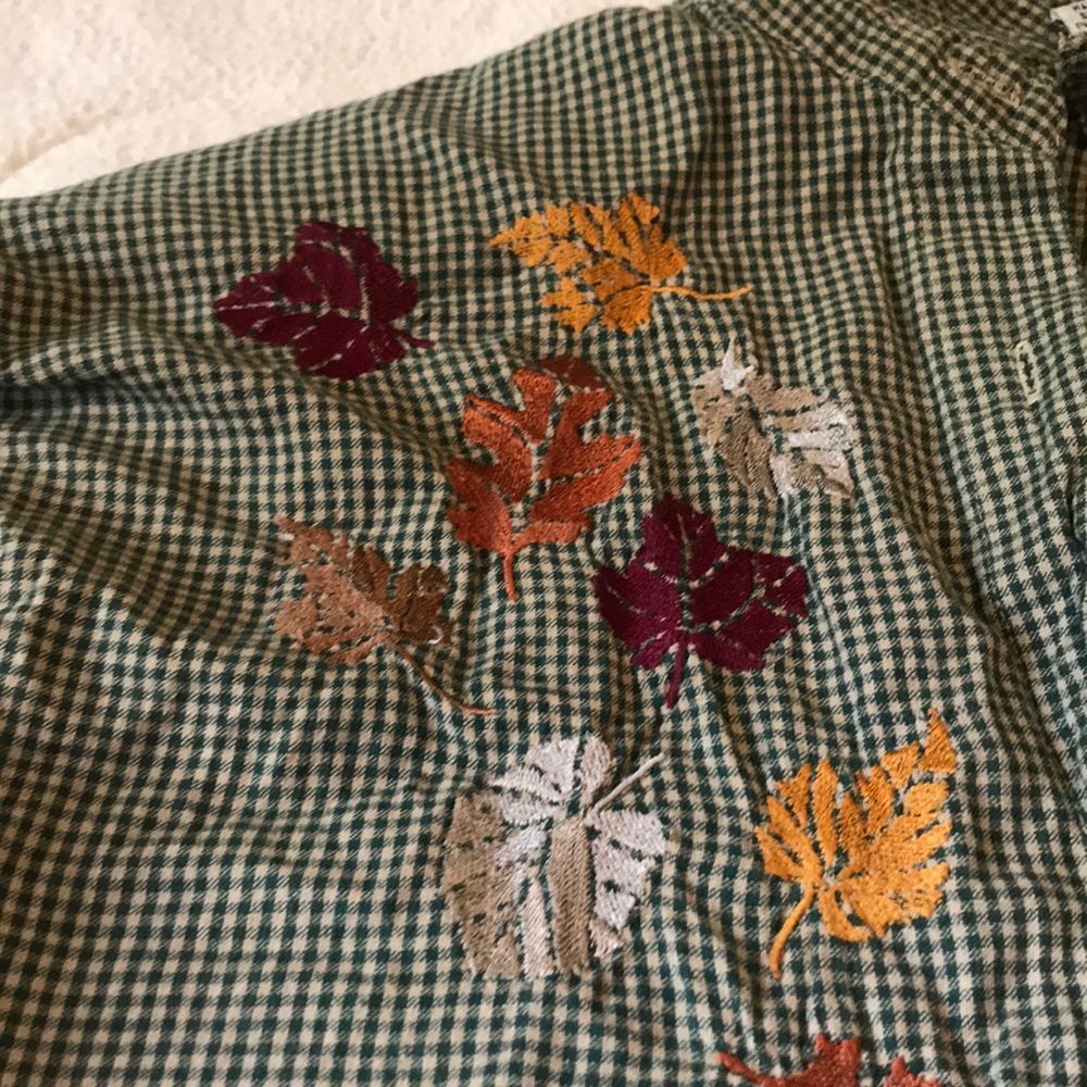 fall leaf flannel - Picture 7 of 13